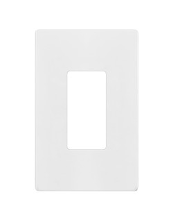 ENERLITES Screwless Decorator Wall Plate child Safe Outlet cover, gloss Finish, Medium Size 1-gang 488 H x 311 L, Unbreakable Polycarbonate Thermoplastic, SI8831M-W, White