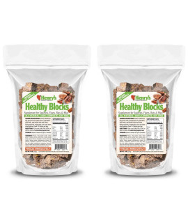 Henrys Healthy Blocks - Nutritionally complete Rodent Blocks - Food for Squirrels, Flying Squirrels, and chipmunks, 11 Ounces (2-Pack)