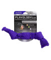 Playology Silver - Dental Rope Dog Toy - Designed for Senior Dogs - Engaging All-Natural Scent