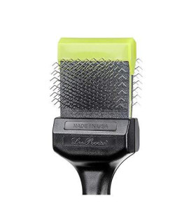 Les Pooches Pro Brush Medium-Soft (Lime Green Color) - Pooch Pro Brush