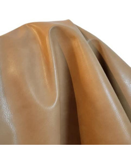 Nat Leathers Wheat Camel Tan Soft Faux Vegan Leather Pu {Peta Approved Vegan 2 Yard (72 Inch Length X 54 Inch Wide) Cut By Yard Synthetic Pleather Nappa 09 Mm Smooth Upholstery 72X54