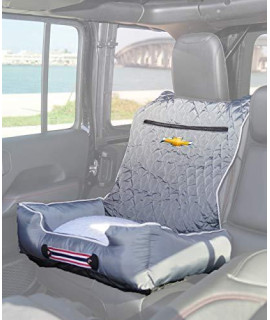 PetBed2GO, Chevrolet, Grey Pet Bed Cushion & Car Seat Cover, 26x20x6, 3.5 lbs