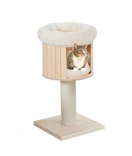Ztcws New Pet Cat Climbing Frame Tree House Sisal Cat Toy Cat Nest Wooden Sisal Cat Post Cat Apartment Durable And Durable Safe And Environmentally Friendly
