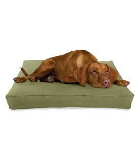 XX-Large - 54 x 36 x 6 - Cactus Premium Organic Hemp Dog Bed - CertiPUR Fill - Removeable Cover