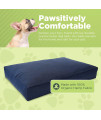 XX-Large - 54 x 36 x 6 - Cocoa Premium Organic Hemp Dog Bed - CertiPUR Fill - Removeable Cover