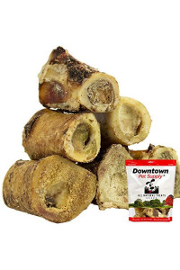 Downtown Pet Supply Premium 3 Inch USA Beef Marrow Plain Dog Bone, Long Lasting Meaty Chew Treat for Dogs, Aggressive Chewers (3" Plain, 12 Pack)