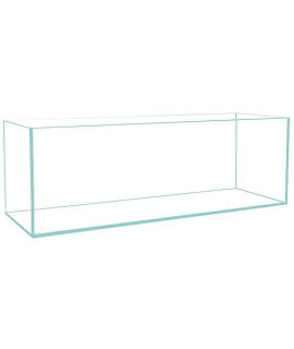 LIFEGARD Low Iron Ultra Clear Crystal Bookshelf Aquarium with Foam Leveling Mat - Rimless Aquariums with 45-Degree Beveled Edge, Peninsula Style - for Fish and Corals - 6 Gallon Capacity