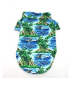 DOGGIE DESIGN Hawaiian Camp Shirt Island Life (Large)