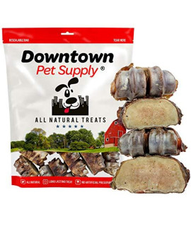 Downtown Pet Supply All Natural 100% USA Beef Kneecaps, Miniature, and Jumbo Knuckles for Dogs, Healthy Dog Training Treats Chews, Long Lasting Dental Toy Chews (Mini Knuckles, 30 Pack)