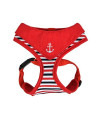 Puppia Seaman Harness A - Red - M