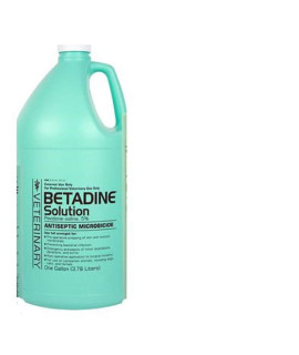 Betadine 1 Gallon Solution Povidone Iodine 5% Antiseptic Wound Microbicide