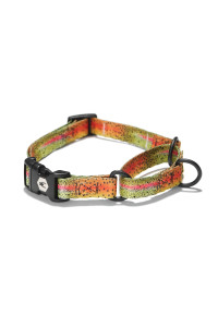 Wolfgang Man & Beast Premium Martingale Dog Collar for Small Medium Large Dogs, Made in USA, CutBow Print, Small (5/8 Inch x 10-12 Inch)