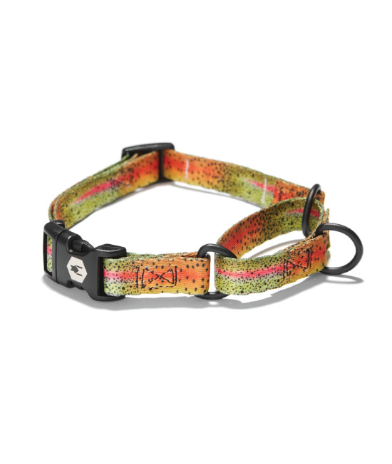 Wolfgang Man & Beast Premium Martingale Dog Collar for Small Medium Large Dogs, Made in USA, CutBow Print, Small (5/8 Inch x 10-12 Inch)