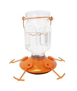 Perky-Pet 9113-2 Top-Fill Glass Oriole Feeder - 22 Oz, Orange