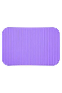 Ichiias Pet Grooming Pad Non-Slip Rubber Mat for Dog Bathing Training Table(Purple)