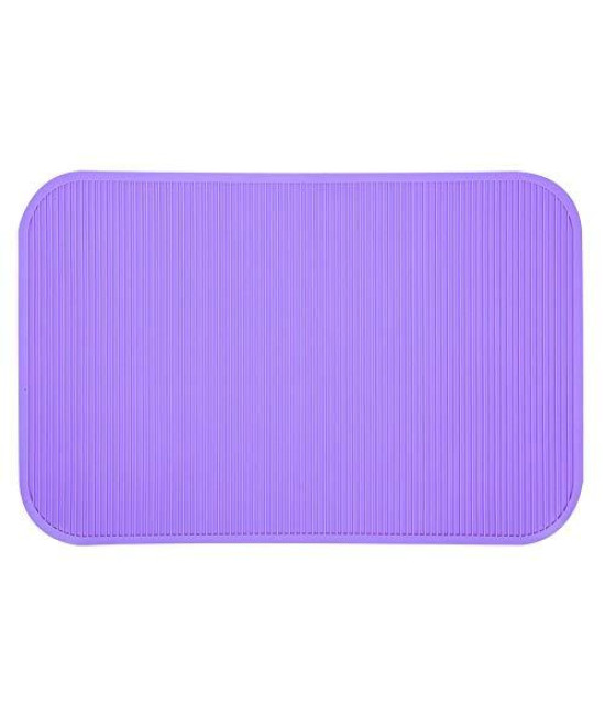 Ichiias Pet Grooming Pad Non-Slip Rubber Mat for Dog Bathing Training Table(Purple)