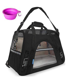 Nareo Portable Dog Bag Carrier,Pet Outdoor Bag Dog cage Kennel Warm Breathable Pet Cat Bag (Large)