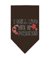 Still Live with My Parents Screen Print Pet Bandana cocoa Large