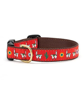 Up Country Designer Dog Collar -Llama (Extra Large)