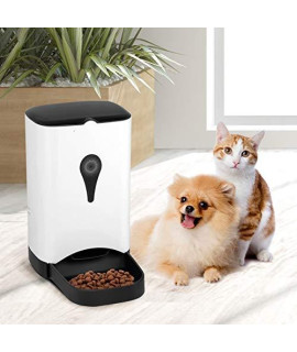PETLIKE 4L Pet Feeder,Automatic Pet Dog and Cat Feeder, Auto Pet Feeder Food Dispenser with Distribution Alarms, Portion Control, Voice Recorder, Programmable Timer