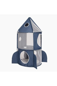 Catit Vesper Rocket Cat Tower, Blue, 42001