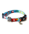 Max Molly Cat Kitten Collar With Bell Breakaway Safety Buckle, Fun Style For Girl Or Boy Cats Kittens, Waterpoof, Comfortable, Adjustable, Includes Gotcha Qr Code Pet Id