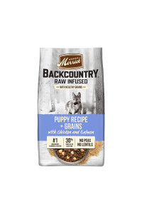 Merrick Backcountry Raw Infused Puppy Food Recipe with Healthy Grains, Freeze Dried Dog Food - 10 lb. Bag