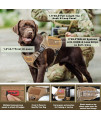 Tactical Dog Harness Large,Military Service Weighted Dog Vest Harness Working Dog MOLLE Vest with Loop Panels, No-Pull Training Harness with Leash Clips for Walking Hiking Hunting(Coyote Brown,L)