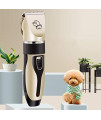 mandii Durable Practical USB Charging Pet Hair Clipper Pet Dog Shaver Scissors