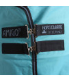 AMIGO Horseware Ireland Hero 900D Lite Turnout Sheet, Size 75, Capri/Gunmetal/Bluebell