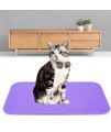 Pet Grooming Non Slip Mat, Professional Pet Grooming Table Top Mats Non Slip Rubber for Pet Bathing Training Table(Purple)