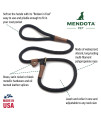 Mendota Pet Slip Leash - Dog Lead and Collar Combo - Made in The USA - Arctic Blue, 1/2 in x 4 ft - for Large Breeds