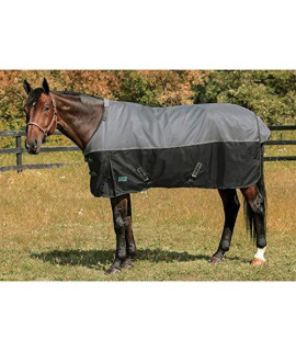 Dover Saddlery NorthWind by Rider's International Plus Turnout Sheet, 82, Charcoal/Black