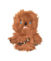Star Wars for Pets Plush Chewbacca Flattie Dog Toy | Soft Star Wars Toys for Dogs, Brown, Large - 9 | Cute Dog Toy, Squeaky Dog Chew Toy for Pets from Star Wars