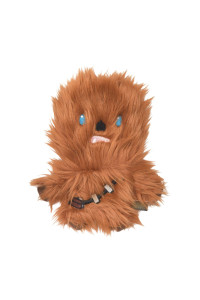 Star Wars for Pets Plush Chewbacca Flattie Dog Toy | Soft Star Wars Toys for Dogs, Brown, Large - 9 | Cute Dog Toy, Squeaky Dog Chew Toy for Pets from Star Wars