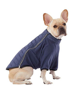 TOP PAW Packable Blue Reflective Dog Coat~Medium~