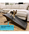 DoggoRamps - Couch Ramp for Dogs - Adjustable Height, Anti-Slip Grip Surface, for Small Dogs & Big Dogs, and 5 Colors to Match Your Furniture