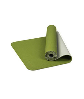 Yoga Mat for Home/Gym, TPE Eco Friendly Non Slip Fitness Exercise Mat,Workout Mat for Yoga, Pilates and Floor Exercises,High Density Non-Slip Workout Mat for Yoga