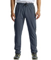 TBMPOY Mens Wind Windbreaker Pants Quick Dry Sun Protection Hiking Running Sweatpants Zipper Pockets cool grey S