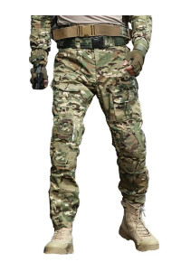 AKARMY Mens Military Tactical Pants casual camouflage Multi-Pocket BDU cargo Pants Trousers g3WF cP camo