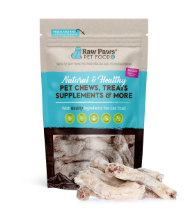 Raw Paws Freeze Dried Chicken Necks for Dogs & Cats, 4-oz - Made in USA, Human Grade - Raw Freeze Dried Dog Treats - Raw Chicken Necks for Cats - Antibiotic-Free Real Chicken Cat Treat