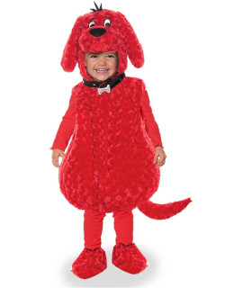UNDERWRAPS Toddler's Clifford The Big Red Dog Costume Belly Babies, Medium (18-24M)