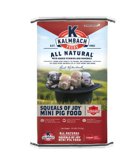 Kalmbach Feeds Squeals of Joy Mini Pig Food, 25 lb