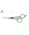 Kenchii Pets - Happy Puppy Home or Professional Dog Grooming Shears/Scissors 5.5 in. Total Length