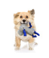 rocket & rex No Stuffing Dog Toy | Unstuffed Dog Toys Bundle with Squeakers | Set Includes a Stuffing Free Rope Toy, Rubber Squeaker Toy and Plush Toy | for Small to Medium Breeds