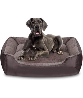 Utotol Dog Beds For Extra Large Dogs, Washable Large Dog Beds Firm Breathable Soft Big Dog Beds For Jumbo Large Medium Small Puppy Dogs Cats Cozy Sleeping Pet Bed, Waterproof Non-Slip Bottom
