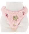 TOP PAW Pink Fluffy Star Dog Harness~X-Small~