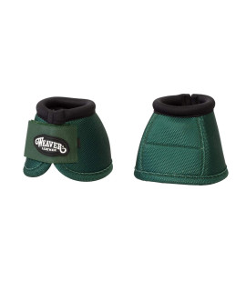Weaver Leather Ballistic No-Turn Bell Boots, Hunter Green, Large