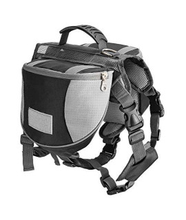 Less bad Lifeunion Dog Backpack New Adjustable Camping Hiking Travel Dog Saddle Bag Pack for Outdoor(Large, Black)