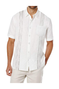 Coofandy Mens Casual Cotton Beach Button Down Dress Shirt Summer Linen T-Shirt